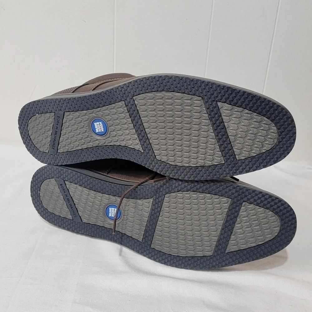 Nunn Bush Circuit DC PTBT Plain Toe Casual Boot Men’s 12 comfort Gel Mem Foam
